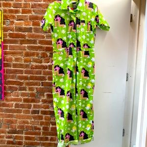 NOOWORKS overalls checkered ladies